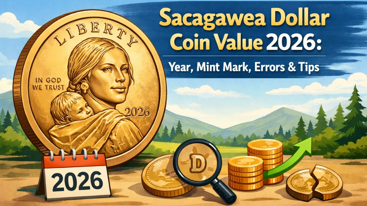 Sacagawea Dollar Coin Value 2026: Year, Mint Mark, Errors & Tips